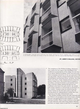 Item #368040 St. Anne's College, Oxford. Architects; Howell, Killick, Partridge & Amis. This is...