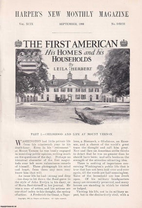 Item #368123 The First American. His Homes and his Households.In 3 parts. 1; Childhood and Life...