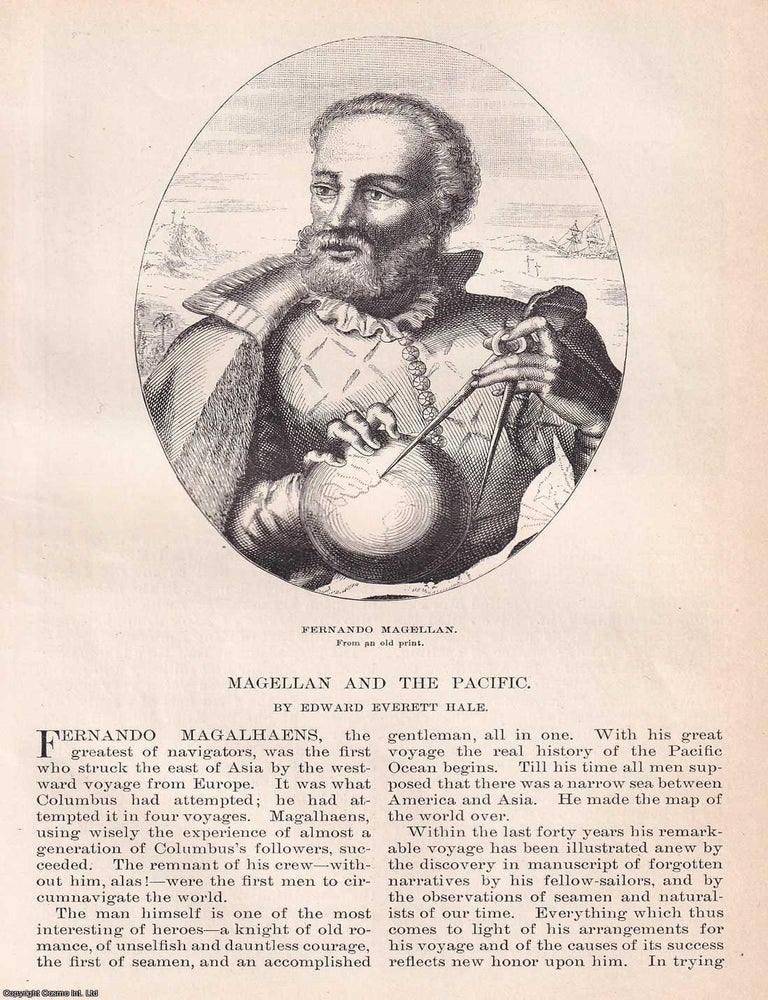 Item #368131 Magellan and the Pacific. An original article from the Harper's Monthly Magazine,...