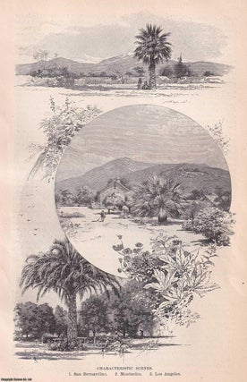 Item #368140 The land of Southern California and its peoples. An original article from the...