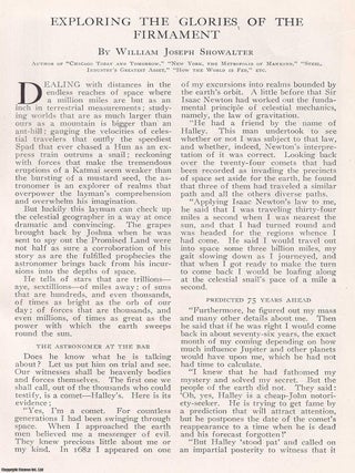 Exploring the Glories of the Firmament. By William Joseph Showalter. An original article from the National Geographic Magazine, 1919.