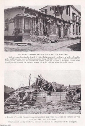 Item #368671 Earthquakes & Volcanoes of Central America : Shattered Capitals. By Herbert J....