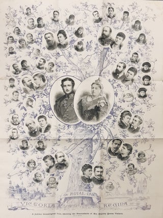 The Royal Oak : Victoria Regina 1837 - 1887. A rare, original print ...