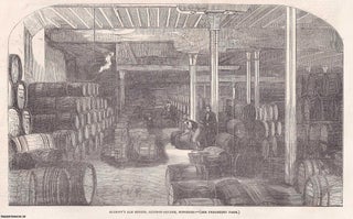 New London Depot for Burton Ales: Allsopp's Ale Stores, Haydon. BURTON ALES.