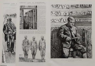 Convict Life at Wormwood Scrubs, 1889. Drawn by Paul Renquard. THE SCRUBS PRISON.