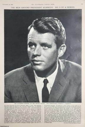 The Men around President Kennedy; a Series of 8 photographs. 1962 KENNEDY PRESIDENCY.