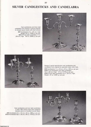 Silver and Silver Plated Wares : John B. Chatterley &. MANUFACTURER'S CATALOGUE.