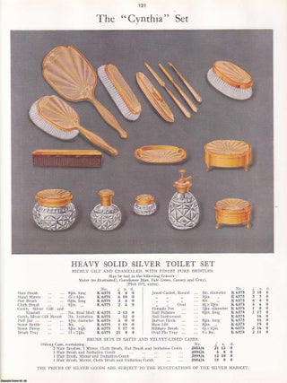 Sterling Silver & Electro Plate. Catalogue of Barker Brothers Silversmiths Ltd. Unity Works, Constitution Hill, Birmingham.