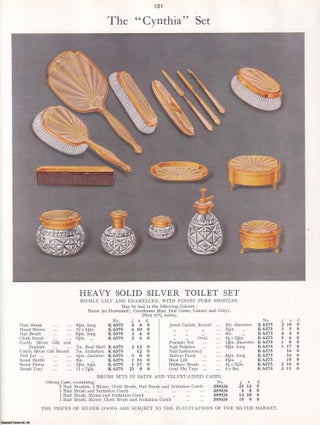 Sterling Silver & Electro Plate. Catalogue of Barker Brothers Silversmiths Ltd. Unity Works, Constitution Hill, Birmingham.