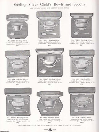 Sterling Silver & Electro Plate. Catalogue of Barker Brothers Silversmiths Ltd. Unity Works, Constitution Hill, Birmingham.