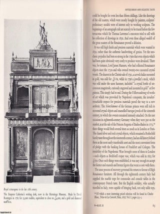 The Economics of Taste. Volume 2 : The rise and fall of objets d'art prices since 1750. By Gerald Reitlinger.