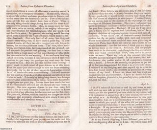 Item #369049 Letters from Ephraim Chambers, 1787. An original article from Walker's Selection of...