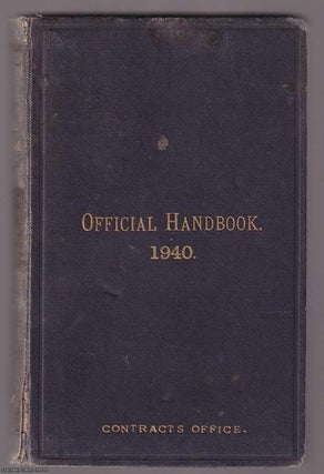 Item #369159 The Official Handbook of Manchester, Salford and District, with Information on Local...