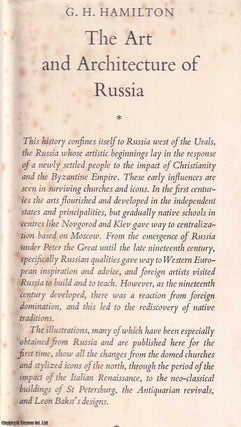 The Art and Architecture of Russia. By George Heard Hamilton.