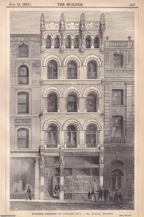 1873 : Trubner & Co Business Premises on Ludgate Hill. PUBLISHER-BOOKSELLER.