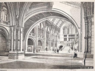 Item #369484 1879 : The New Natural History Museum, South Kensington. View of the Entrance Hall,...