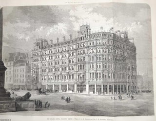 1879 : The Grand Hotel, Charing Cross. Francis & Saunders. TRAFALGAR SQUARE.