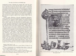 The Idea of the Book in the Middle Ages : Language Theory, Mythology, and Fiction. By Jesse M. Gellrich.