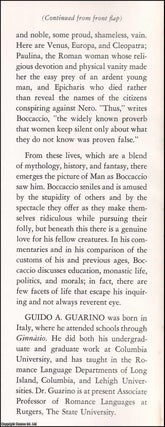 Concerning Famous Women : Boccaccio : De Claris Mulieribus. Translated, with an Introduction & Notes by Guido A. Guarino.