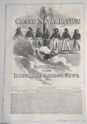 Item #369631 The Grand Naval Review at Spithead, April 23rd 1856. Supplement to the Illustrated...