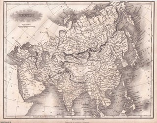 Item #369686 1824 : Asia, an Engraved Map. A rare original map from the Encyclopaedia Britannica,...