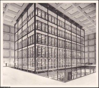 The Beinecke Rare Book and Manuscript Library. A Guide to. BOOKS ON BOOKS.