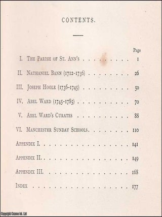 Memorials of St. Ann's Church, Manchester, in the Last Century: An attempt to rectify several popular errors; to which is added a short history of Church Building and Sunday School Work in the same town. By Charles Wareing Bardsley, M.A.