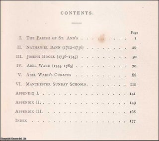 Memorials of St. Ann's Church, Manchester, in the Last Century: An attempt to rectify several popular errors; to which is added a short history of Church Building and Sunday School Work in the same town. By Charles Wareing Bardsley, M.A.