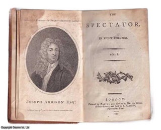 The Spectator by Joseph Addison and Richard Steele, an 8 volume mis‑matched set.