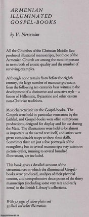 Armenian Illuminated Gospel Books. By V. Nersessian.