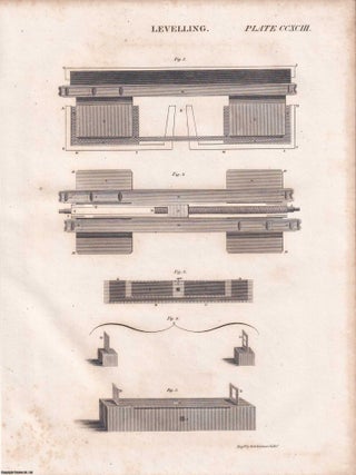 1823 Prints : Zoophytes; Boring of Ordnance; Knighthood; Geology; Levelling .5 Engraved Prints from the Encyclopaedia Britannica, 1823. See pictures for details.
