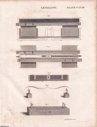 1823 Prints : Zoophytes; Boring of Ordnance; Knighthood; Geology; Levelling .5 Engraved Prints from the Encyclopaedia Britannica, 1823. See pictures for details.