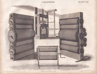 1823 Prints : Calender; Elliptograph; Fluids; Anchor; Protactor .5 Engraved Prints from the Encyclopaedia Britannica, 1823. See pictures for details.