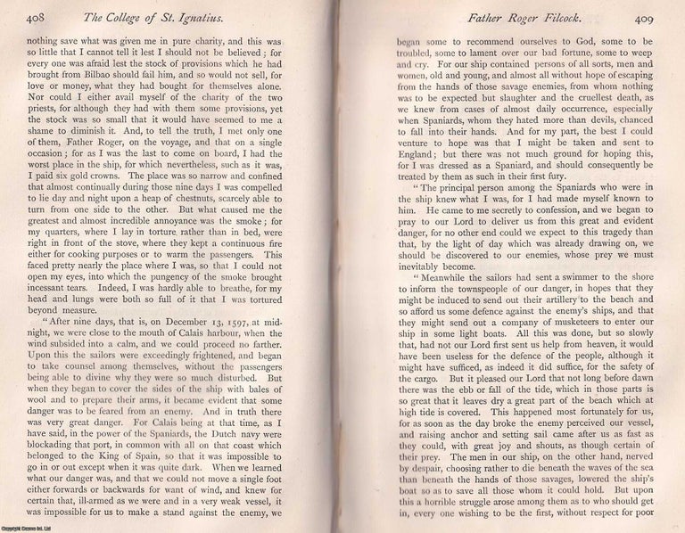 Item #370180 The Life and Martyrdom of Father John Filcock. This is an article from The Records...