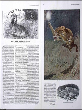 A Free Will Offering. With a colour Tiger print. By B.M. Croker. Illustrated by John Charlton.