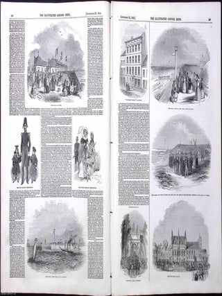 ILN 1843 : Queen Victoria's Belgian Excursion; Burning of the Steamship Missouri; Sketches. ILLUSTRATED LONDON NEWS.
