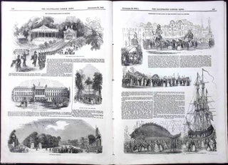 ILN 1843 : The Mismanagement of Wealth; Queen Victoria's Belgian Excursion; All contained in a COMPLETE original issue of The Illustrated London News. Issue No 74, Sept 30, 1843. A rare, original issue from The Illustrated London News, carefully removed and preserved : an important artifact of journalism's golden age!
