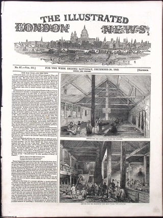 ILN 1843 : Refuge for the Destitute; The Highlands of Ethiopia; All contained in a COMPLETE. ILLUSTRATED LONDON NEWS.