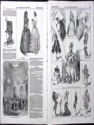 ILN 1843 : Refuge for the Destitute; The Highlands of Ethiopia; All contained in a COMPLETE original issue of The Illustrated London News. Issue No 87, Dec 30, 1843. A rare, original issue from The Illustrated London News, carefully removed and preserved : an important artifact of journalism's golden age!
