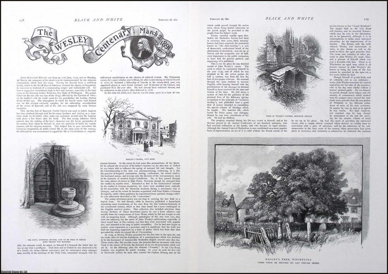 Item #370675 The Wesley Centenary, March 2, 1891, by E.G. Harmer. An original item from The Black...