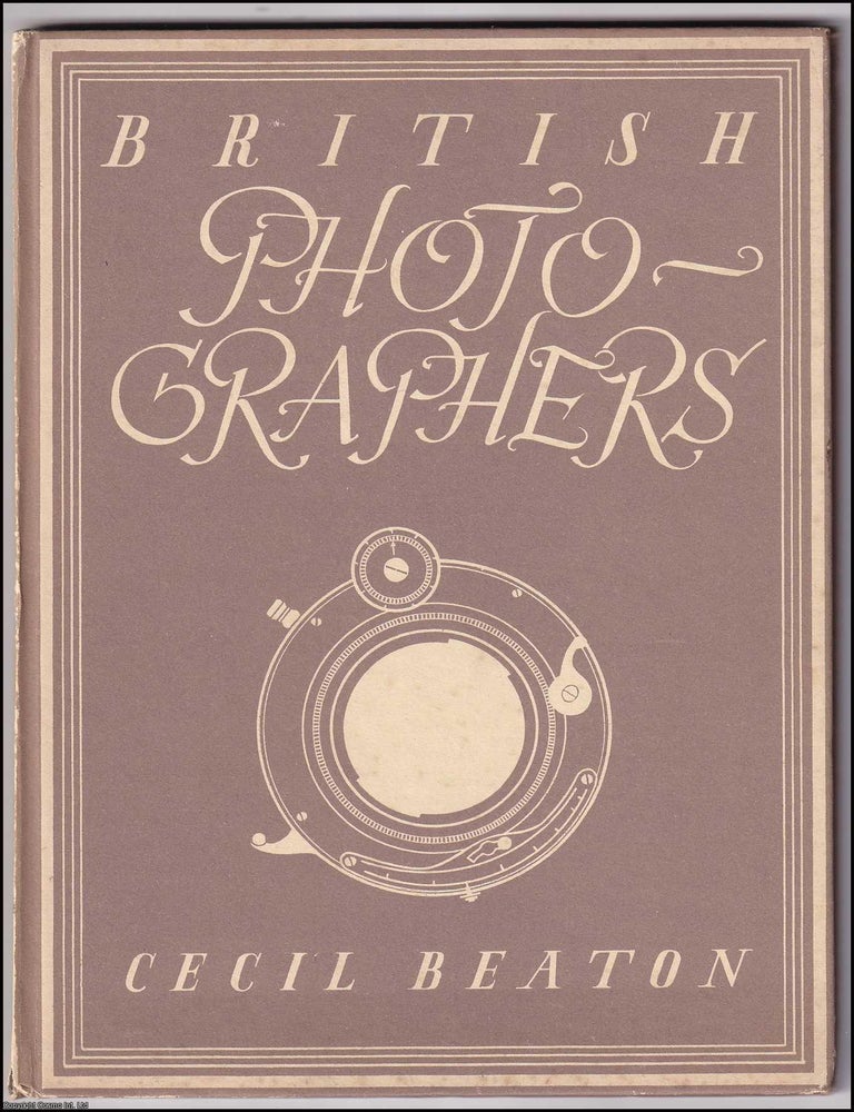 Item #370724 British Photographers. With 4 colour plates. Written by Cecil Beaton. Number 71 in...