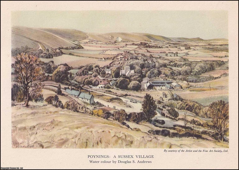 Item #370772 English Villages. With 12 colour plates. Written by Edmund Blunden. Number 11 in the...