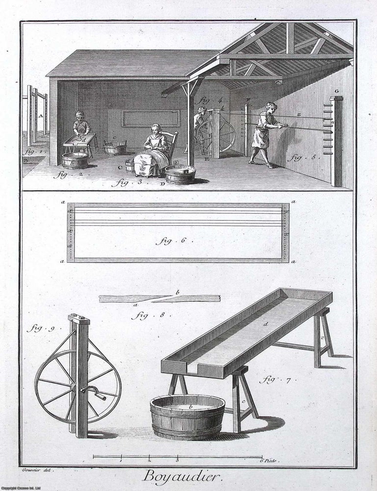 Item #370878 1765 : Boyaudier. This is an original print from Diderot &...