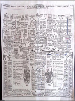 1720 Genealogie de la Maison Palatine et de Baviere, their branches, titles, pretensions, and. GENEALOGY OF THE PALATINE AND.