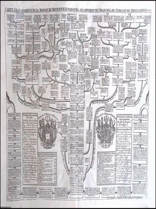 1720 Genealogie de la Maison de Brunswick-Lunebourg, its branches, titles, and pretensions; a. GENEALOGY OF THE DUCHY OF.