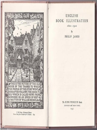 English Book Illustration, by Philip James. With 8 Colour plates. Cover Design by William Grimmond. King Penguin K31.