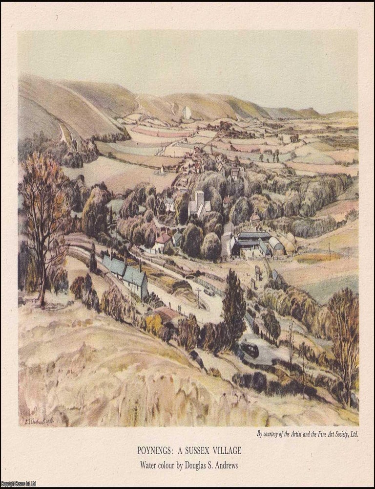 Item #371641 English Villages. With 12 colour plates. Written by Edmund Blunden. Number 11 in the...