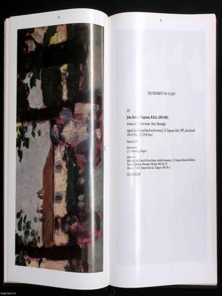 Four Scottish Colourists : John Duncan Fergusson, Samuel John Peploe, Francis C.B. Cadell, George Leslie Hunter. Christie's Auction Catalogue. 6th December 1990.