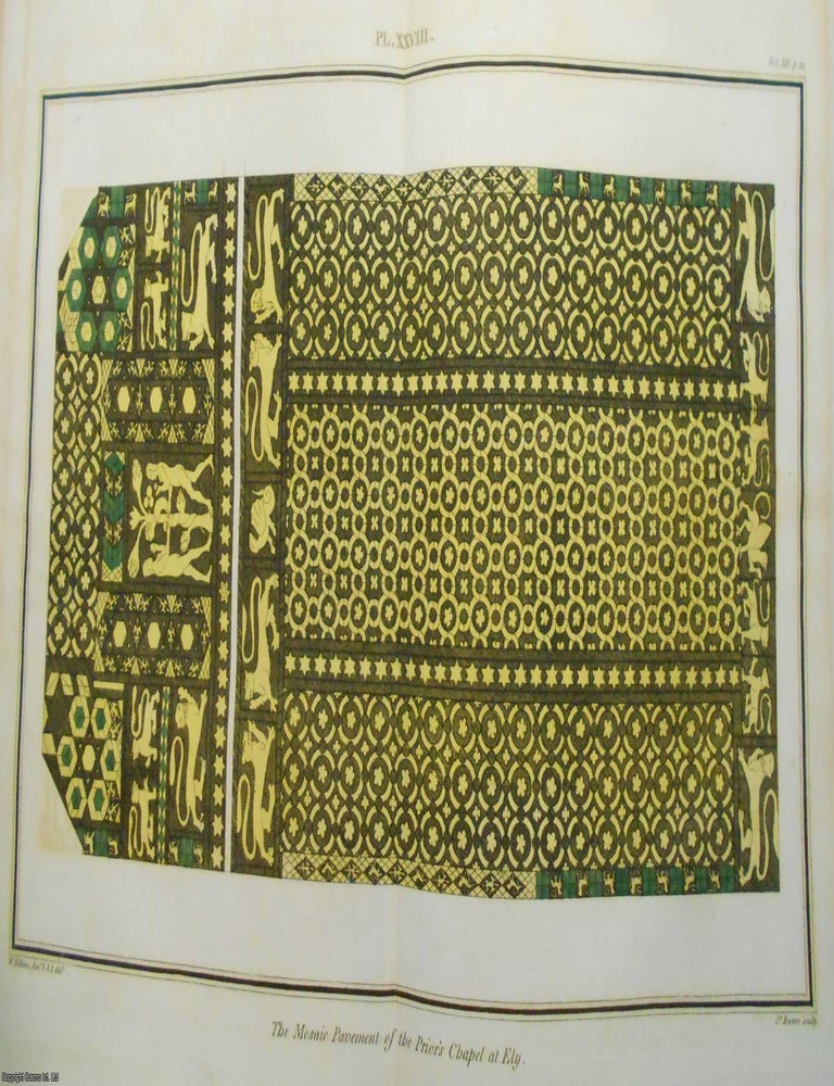 Item #371938 An Account of the Prior's Chapel at Ely. An article printed in 1803, written by William Wilkins : 6 pages, 3 plates, 3 large folding plates, including 1 hand coloured. THE PRIOR'S CHAPEL AT ELY.