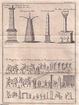 1748. Engraving: The Serpent Column, Porphyry Pillar, Marcian's Pillar, and the Hippodrome. MONUMENTS OF THE HIPPODROME AT.